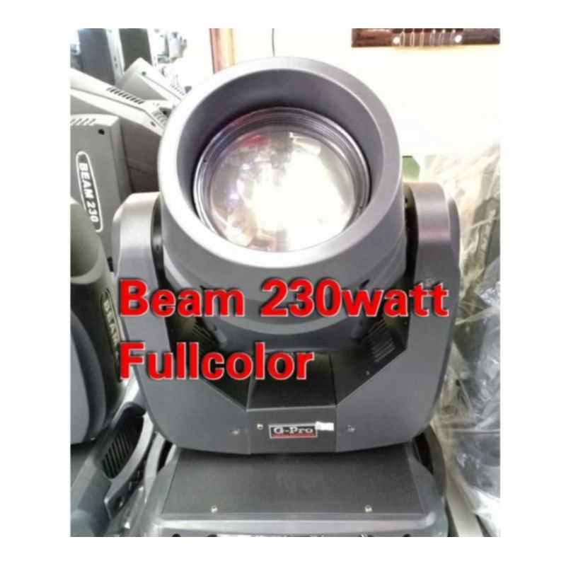 Lampu beam 230 watt 7R merek gpro professional lighting original