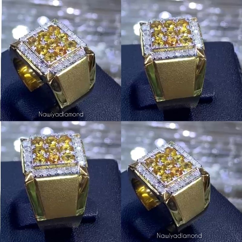Cincin Berlian pria termurah gratis sertifikat memo