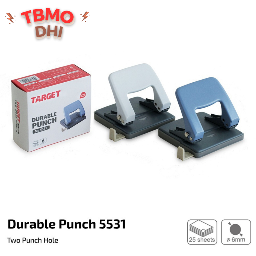 

Target - PUNCH 5531 ( Durable Punch ) / Pembolong Kertas