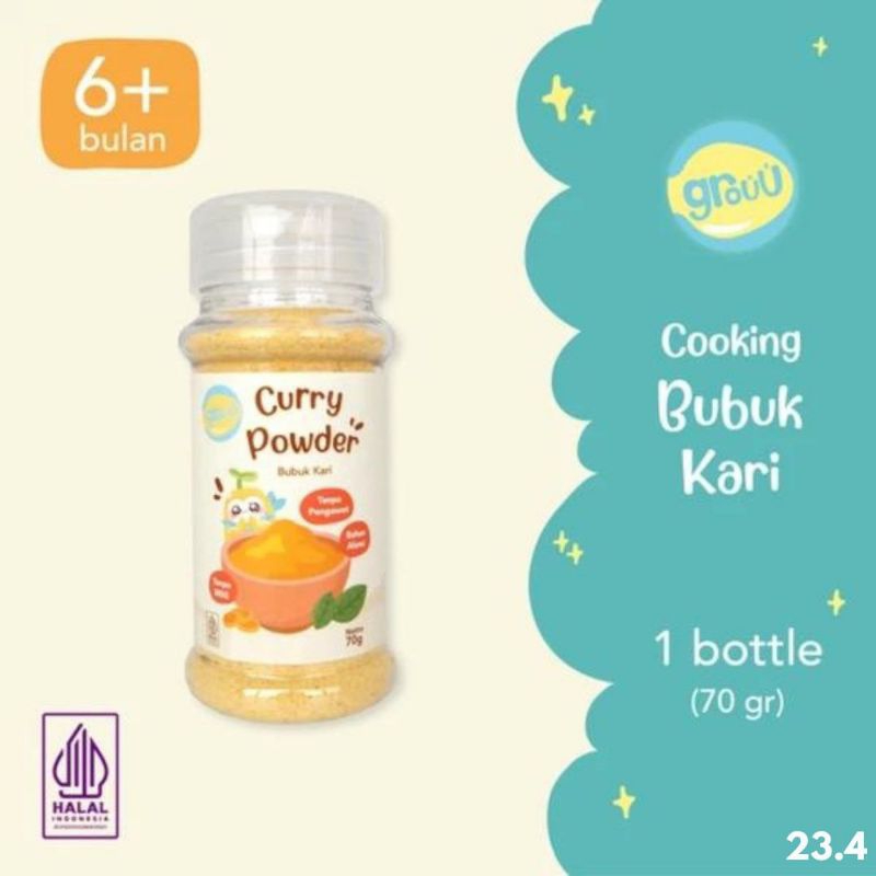 

Grouu Curry Powder / Bubuk Masak - Bubuk Kari Bubuk Kari