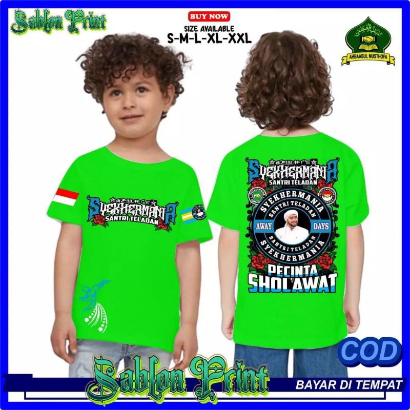 kaos syekhermania PECINTA SHOLAWAT keren banget