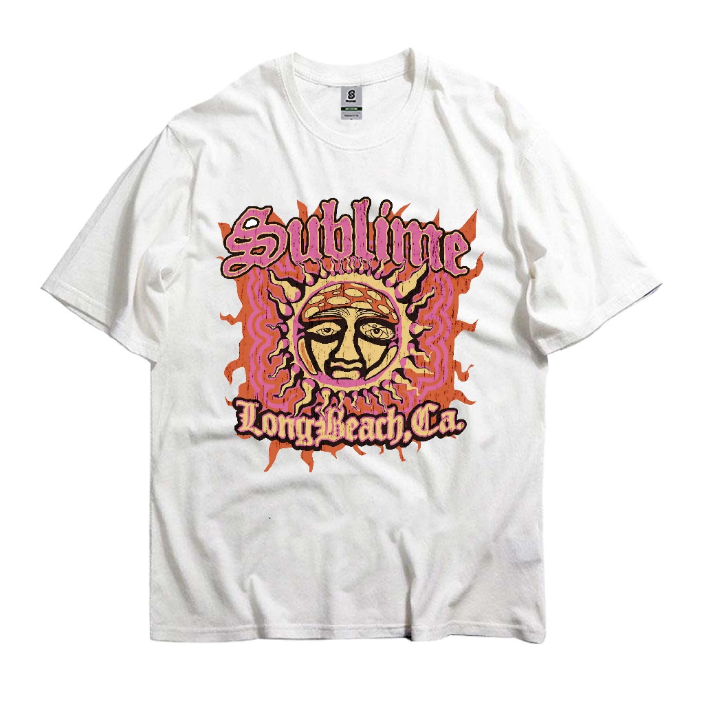 Kaos Sublime Band Style T-shirt Oversize Tee