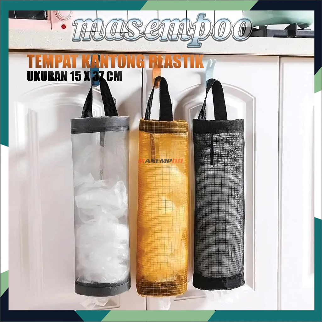 Tempat Kantong Sampah Plastik Gantung Dinding - Dispenser Kantong Plastik Sampah - Keranjang Sampah