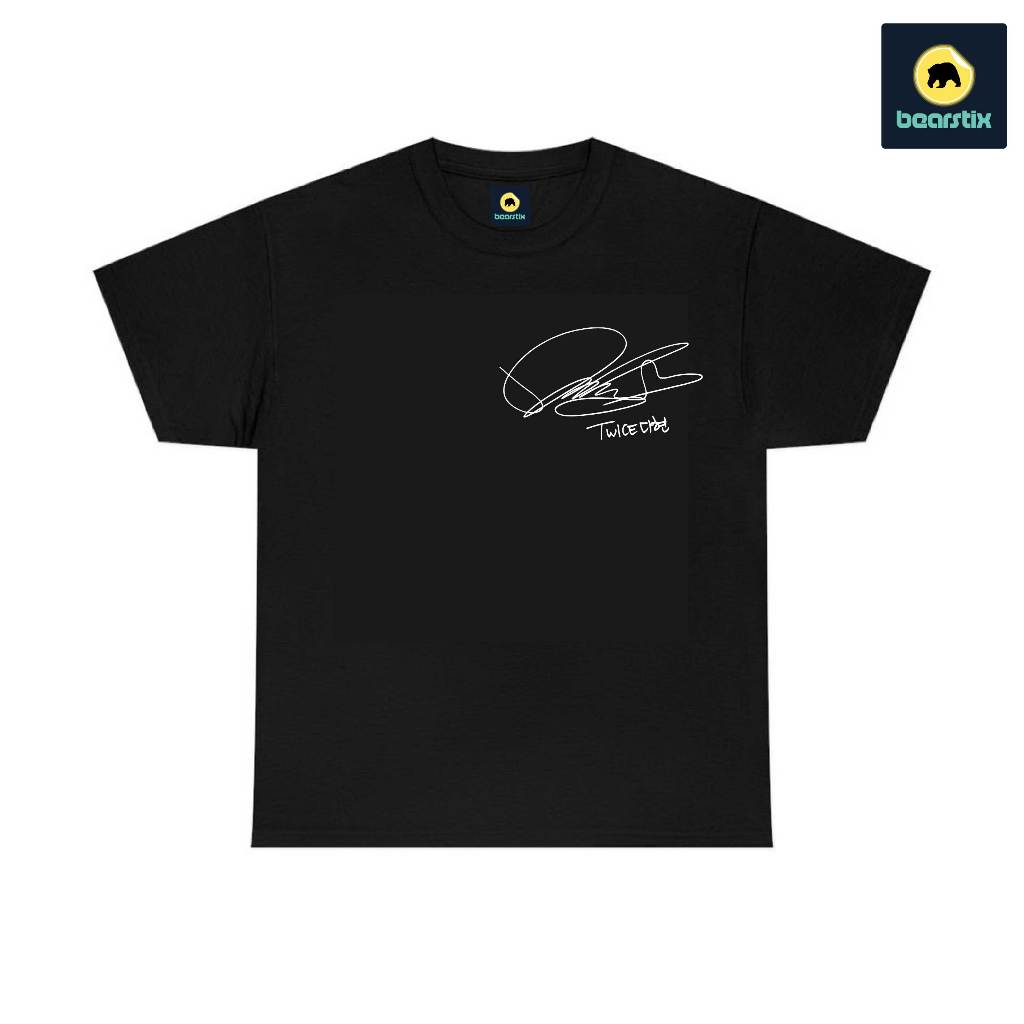 Kaos Twice Dahyun Signature - Baju Tshirt Dahyun - T-shirt Sign Tanda Tangan Dahyun
