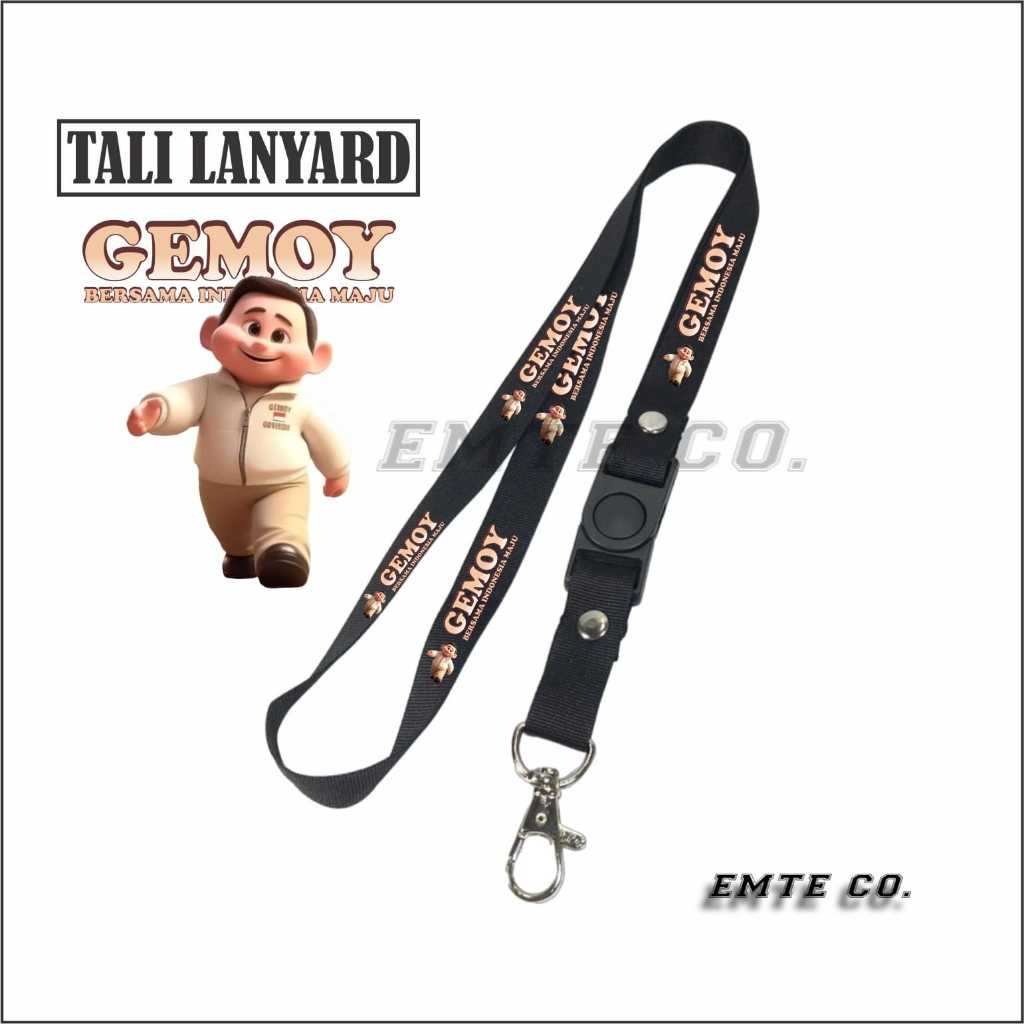 

LANYARD GEMOY TALI LANYARD ID CARD/GANTUNGAN HP