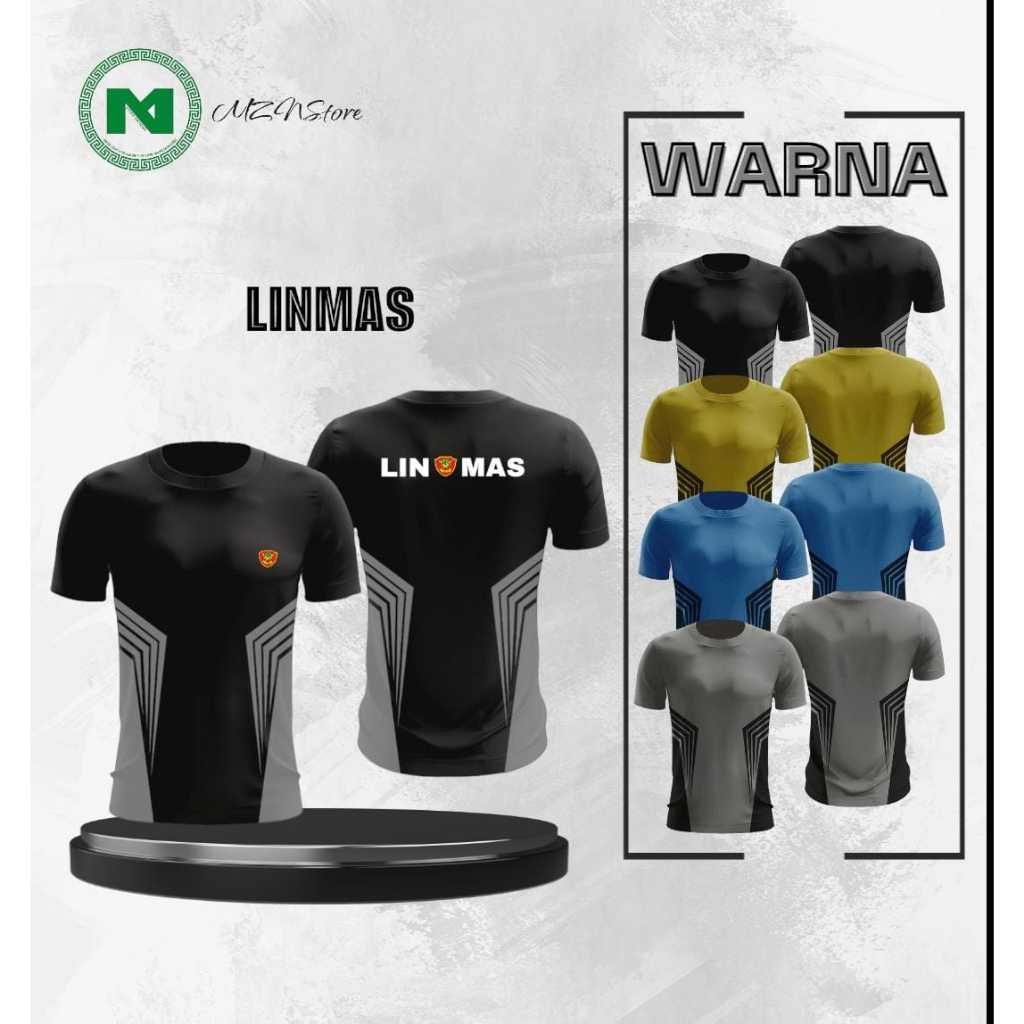 KAOS SABLON LINMAS TERBARU/ JERSEY DRYFIT MILANO/ BISA COD