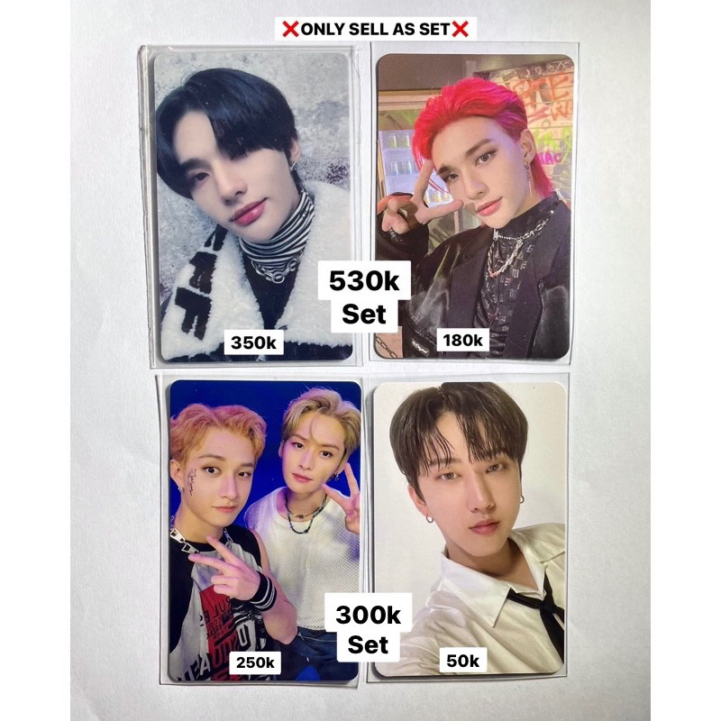 [READY STOCK] STRAY KIDS POB Photocard LD Bangchan Lee Know Lino Changbin Hyunjin Interpark Unit Sca