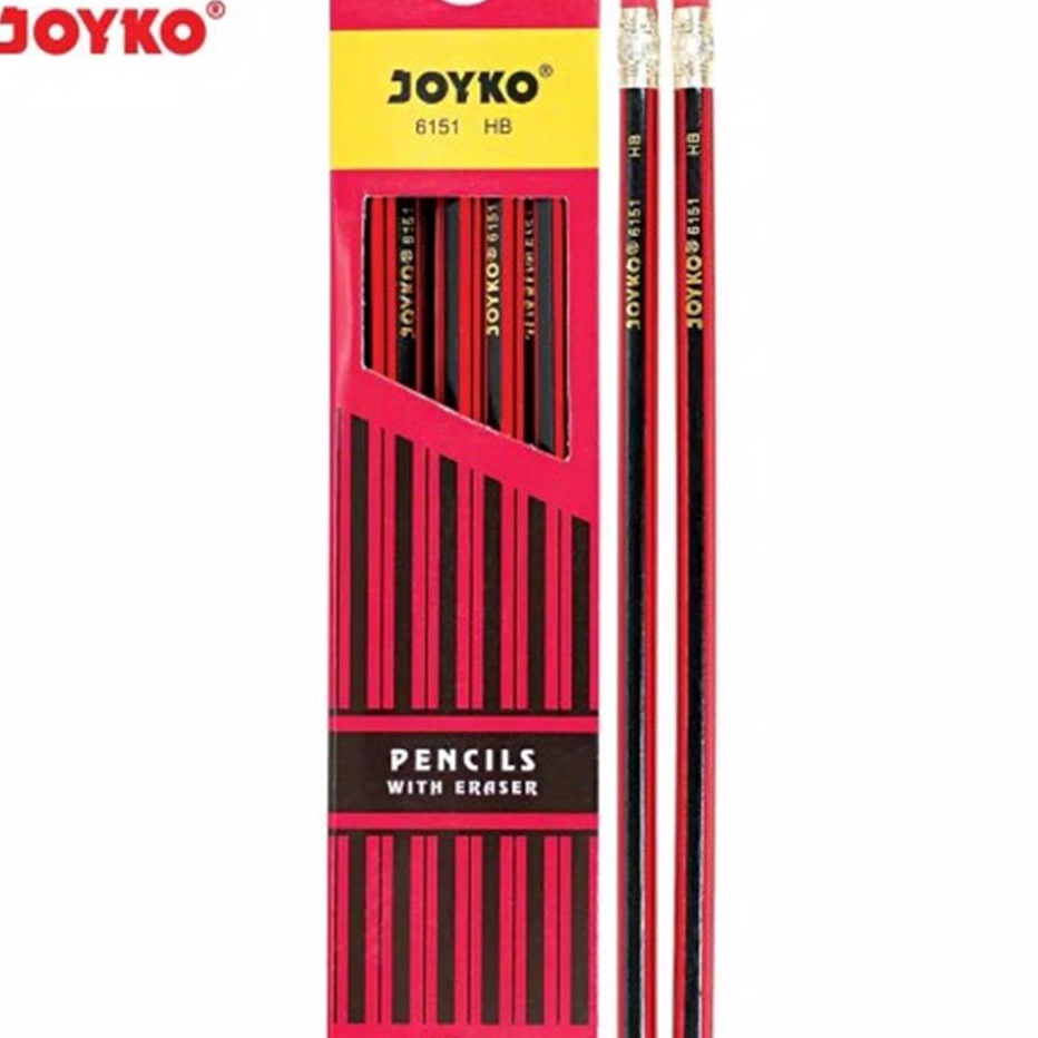 

Terbaru Pensil HB 6151 Joyko 12pcs