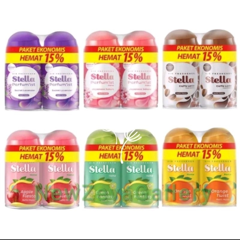 Stella Matic Refill 225ml / Pewangi Ruangan Otomatis/ Pengharum Ruangan
