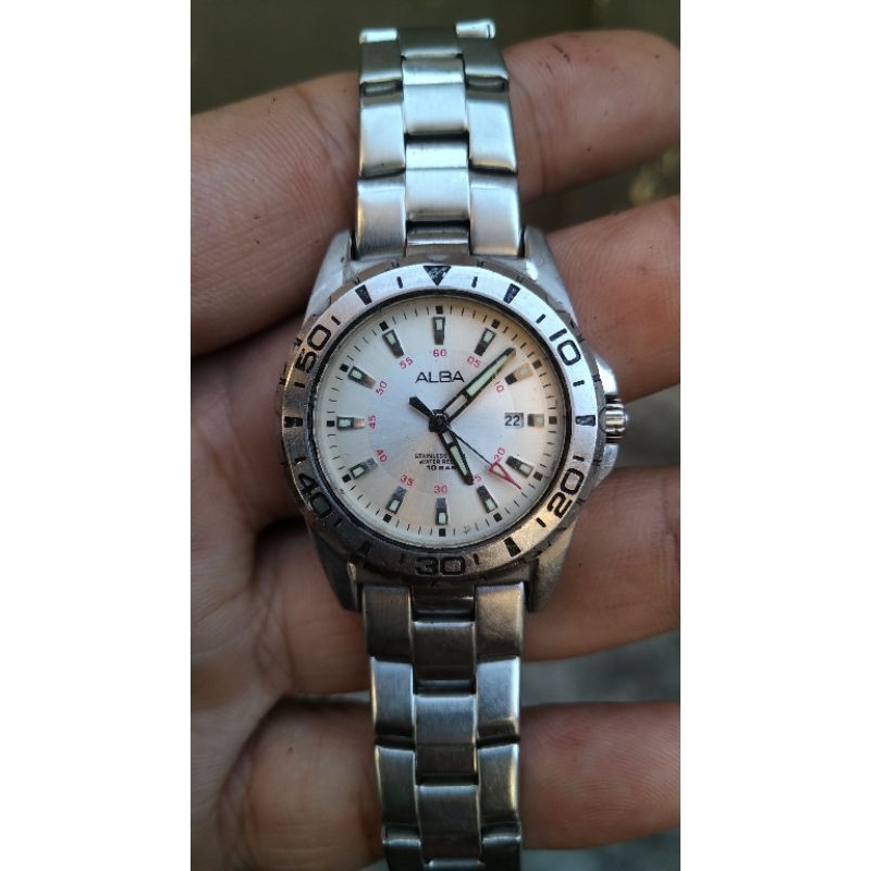 jam tangan Alba diver style cewek second bekas ori