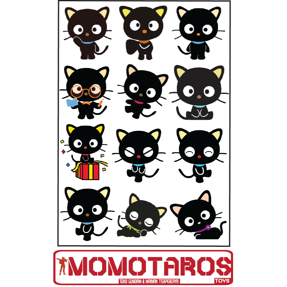 

Sticker murah antiair transparan Choco cat Sanrio 1 pc