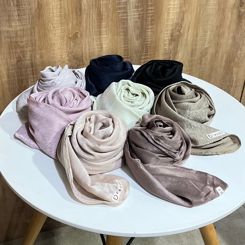 FADDEOFFICIAL - PASHMINA OVAL ZARA SILK SHAWL