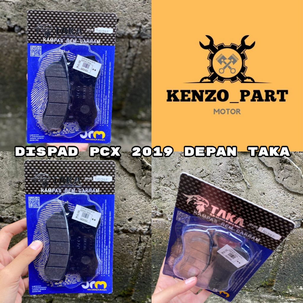 DISPED DEPAN DISC PAD KAMPAS REM CAKRAM PCX 2019 MEREK TAKA