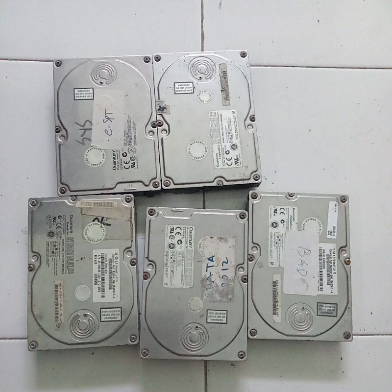 Hardisk Merk Quantum kondisi rusak