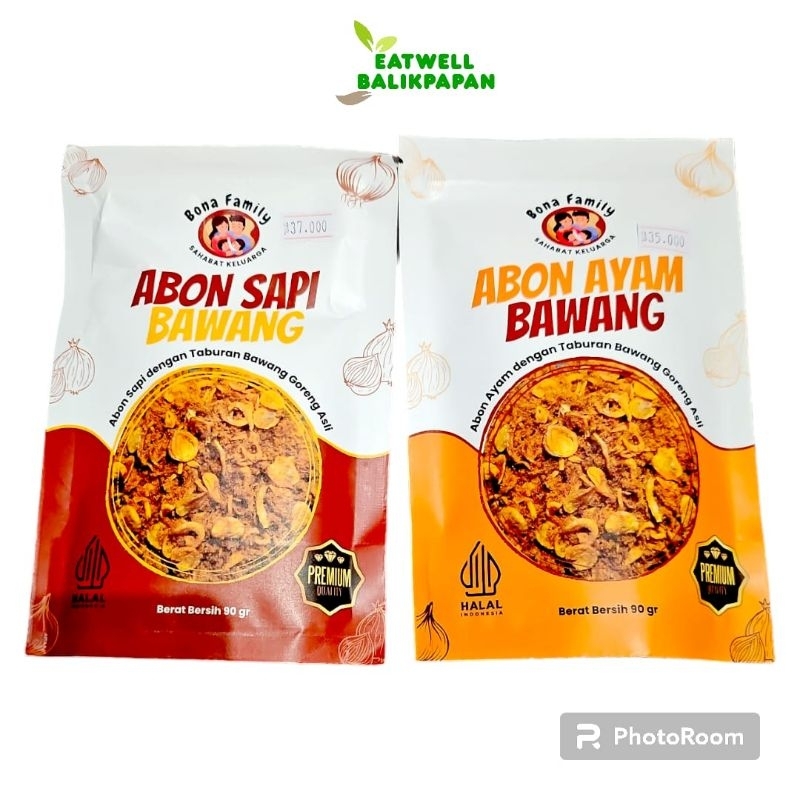 

Bona Family Abon Sapi&Ayam Bawang Asli - Sahabat Keluarga 90gr