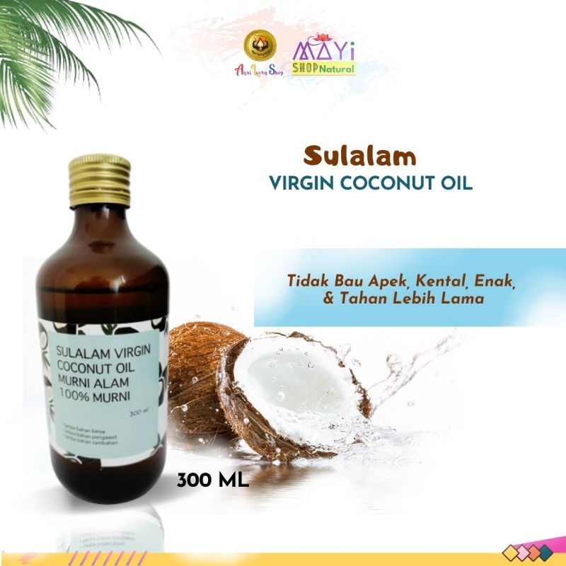 

VCO Virgin Coconut Oil Minyak Kelapa Tua Sulalam Premium Original 300 ml