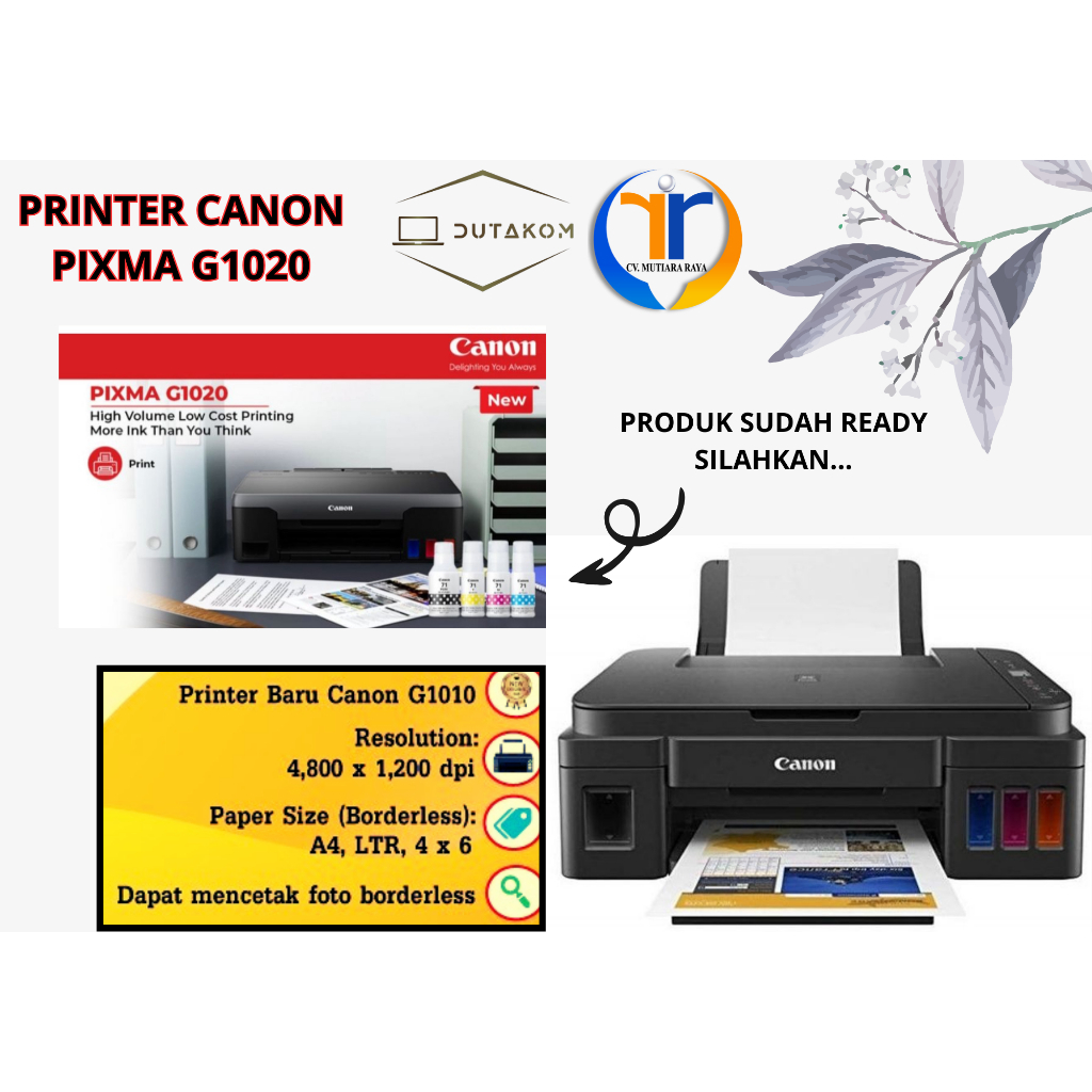 PRINTER CANON PIXMA G1020 (BLACK)