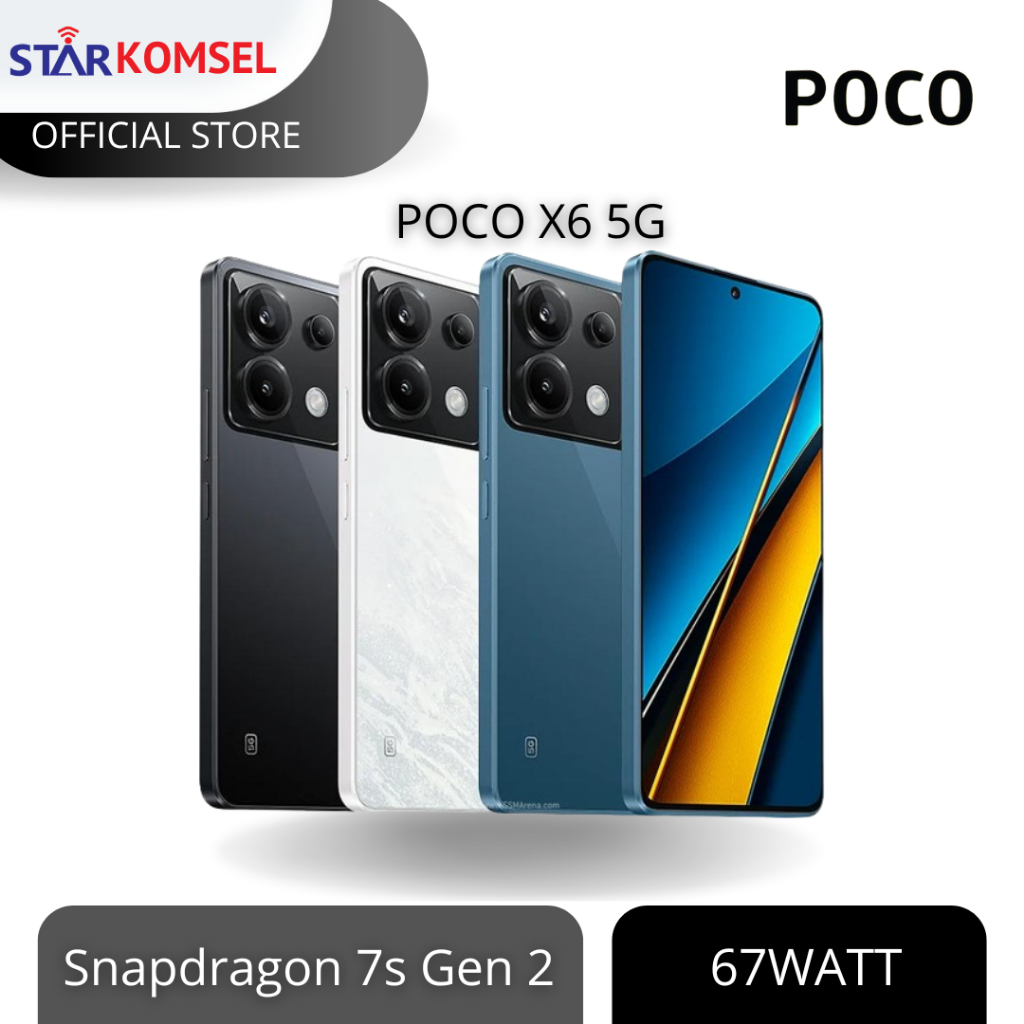 HP POCO X6 5G NFC 12/256 GARANSI RESMI XIAOMI