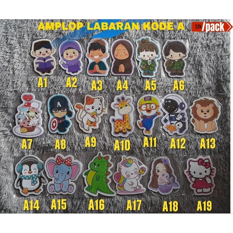 

Amplop Lebaran 3D Karakter viral