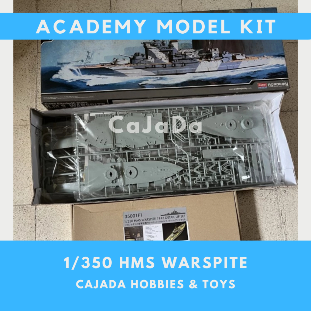 Academy 1/350 Battleship HMS Warspite + Photoetch, Wooden deck Pontos