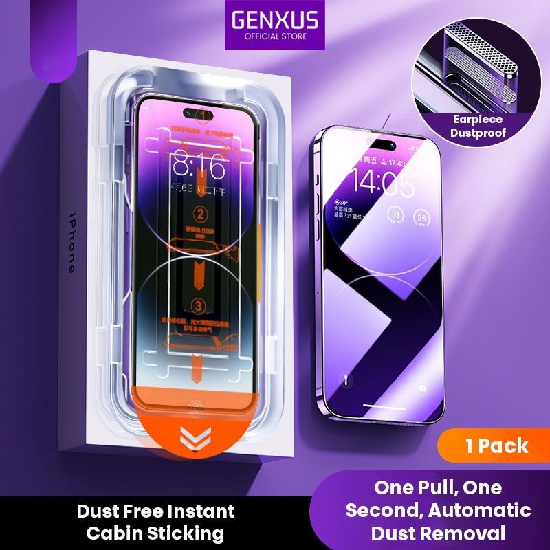 Genxus Tempered Glass Superit Tempered Glass Iphone Anti Gores ANTI SPY ANTI INTIP IPHONE X XR XS MA