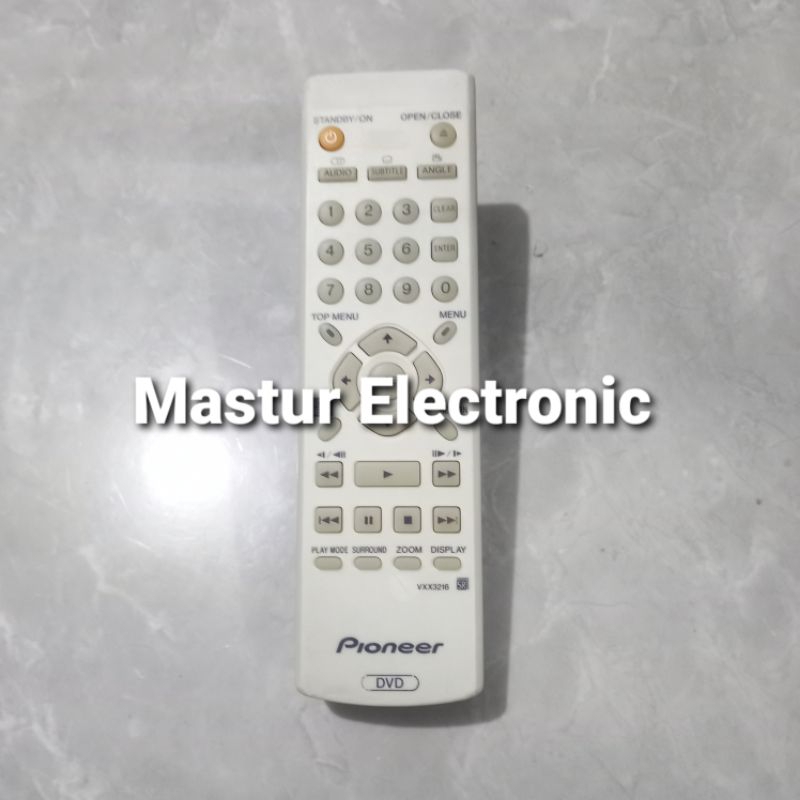 REMOTE REMOT DVD PLAYER PIONEER
VXX3216 ORIGINAL