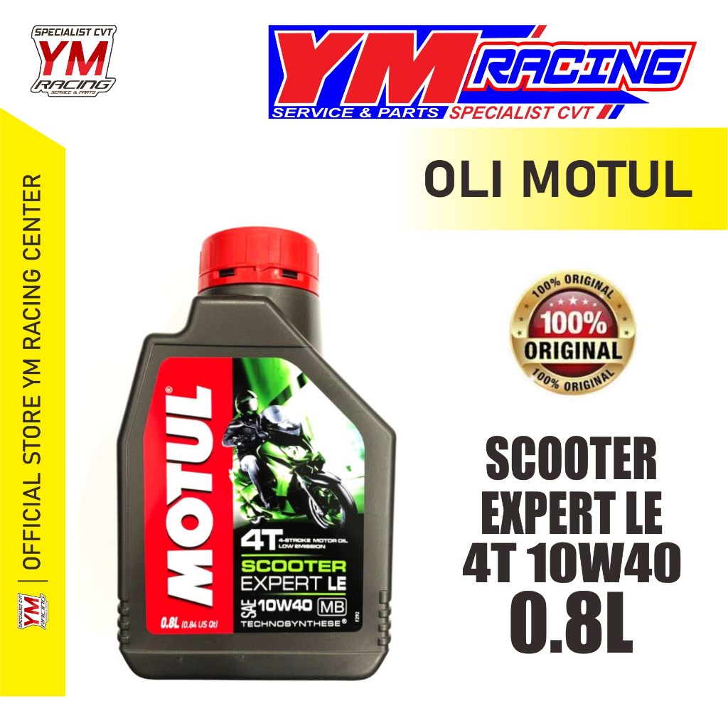 OLI MOTUL EXPERT 10W40 0.8L / MOTUL SCOOTER EXPERT LE 10W 40 800ML | OLI SCOOTER EXPERT LE 10W40 0.8