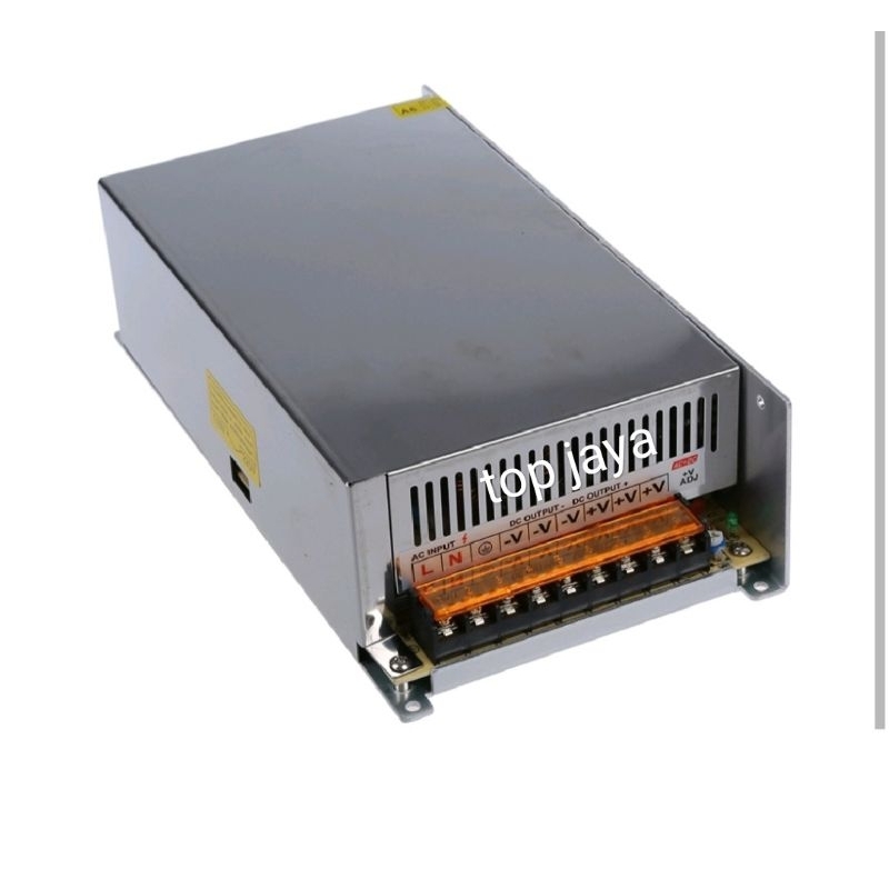 Power supply switching ac - dc 12v 50a trafo led strip 50 ampere 12 volt 500watt -600watt taiwan