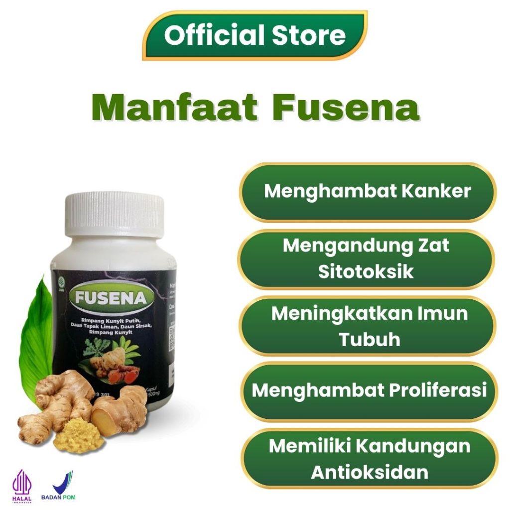 

FUSENA HERBAL iNDONESIA ORIGINAL 100% BANTU ATASI KANKER TUMOR MIOM LIPOMA KEPUTIHAN