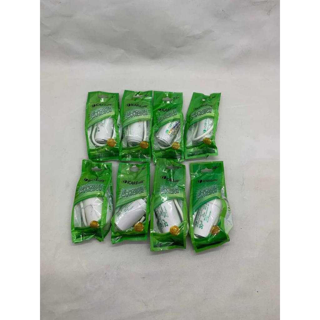 Kapasitor Capasitor ICAR ecofill bulat 6uf 8uf 10uf 12.5uf 14uf 16uf 25uf 30uf