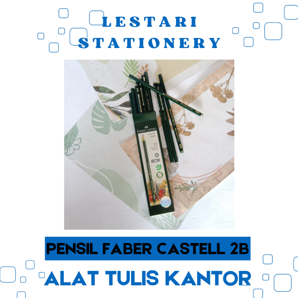 

Pensil Faber Castell 2B | Pensil 2b | Pensil faber | Pensil Ujian | Pensil Computer | Lestari stationery