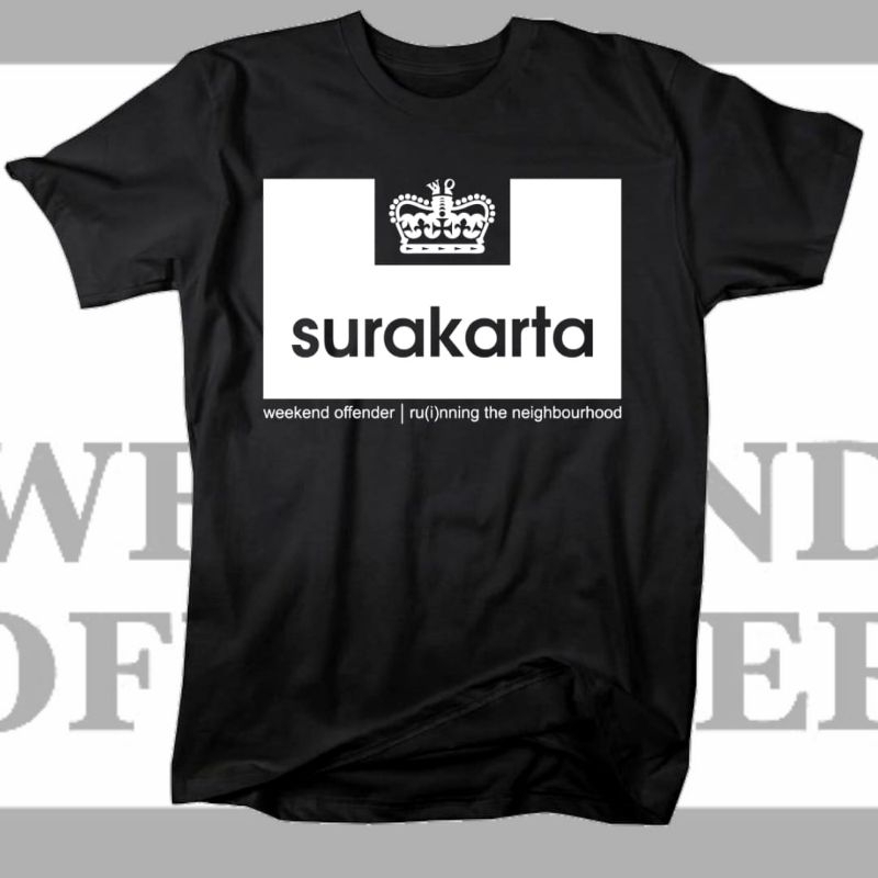 BAJU KAOS TSHIRT CASUAL FOOTBALL SURAKARTA WEEKEND OFFENDER