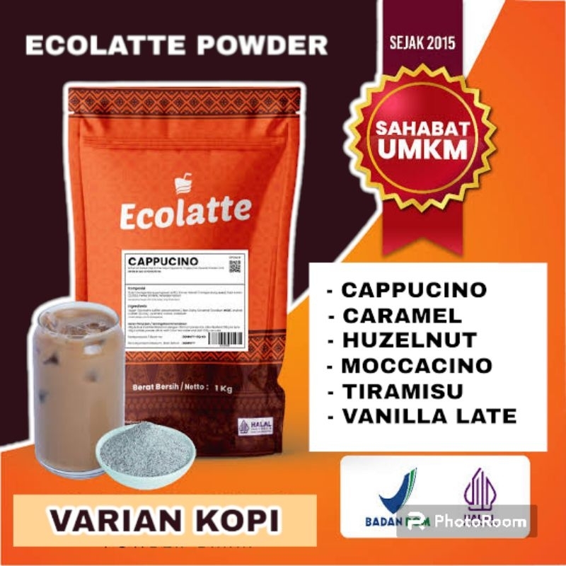 

BUBUK MINUMAN 1 KG RASA KOPI - ECOLATTE POWDER