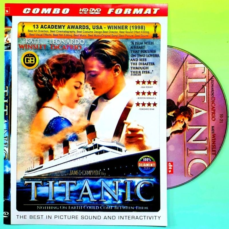 KASET DVD TITANIC-LENGKAP FULL BOX
