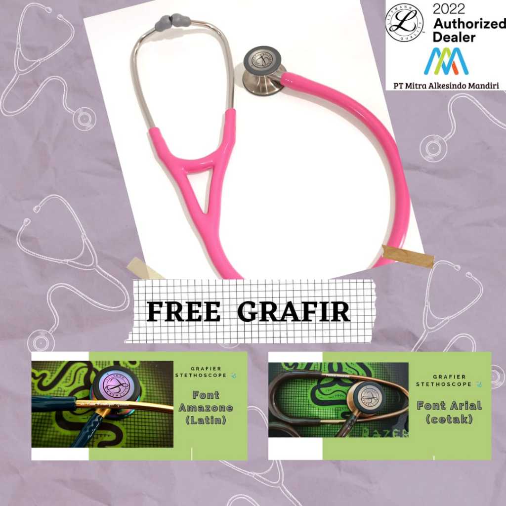 3M Littmann Stethoscope Cardiology IV Warna Standard/ Litman / Littman / Litmann Stetoskop Cardiolog