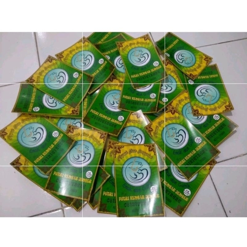 

Stiker ukuran besar 6x19 cm