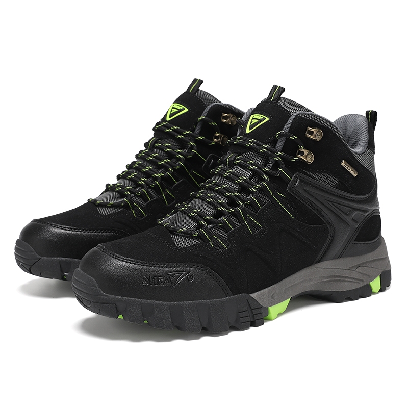 Sepatu Gunung Snta Hiking Boot Outdoor Shoes Snta 496 Snta 503 Trekking Adventure - Black Grey Water