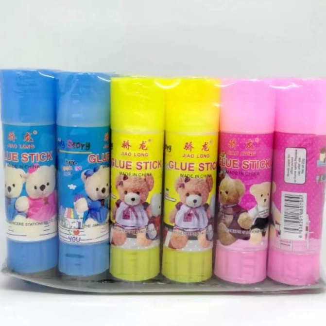 

READY STOK 24pc LEM STIK KECIL 1 gram GLUE STICK FANCY 1 GRAM LEM MURAH FANCY LEM KERTAS NON TOXIC