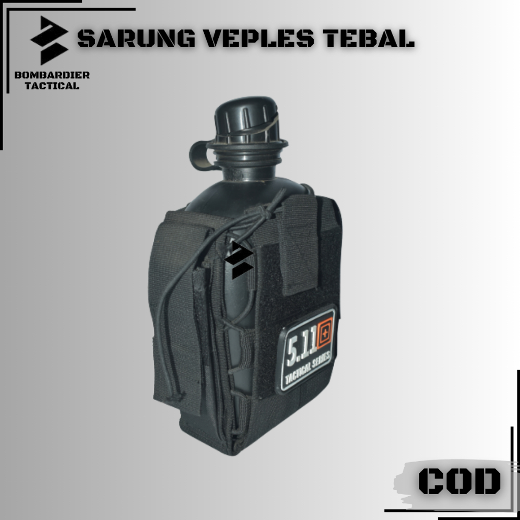 Tas Botol Minum/Pria Polisi Polri TNI Outdoor Tempat Peples Tebal COD