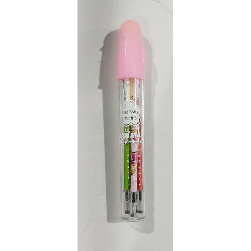 

ISI PULPEN GEL 0.38 MM SANMAO KEMASAN TUBE ISI 6 PCS