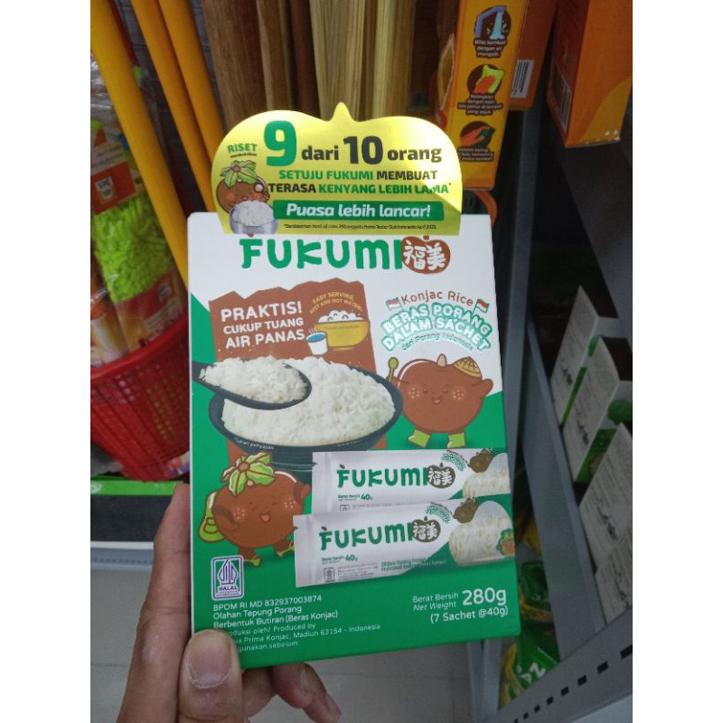 

Fukumi Beras Porang Sachet 280gr