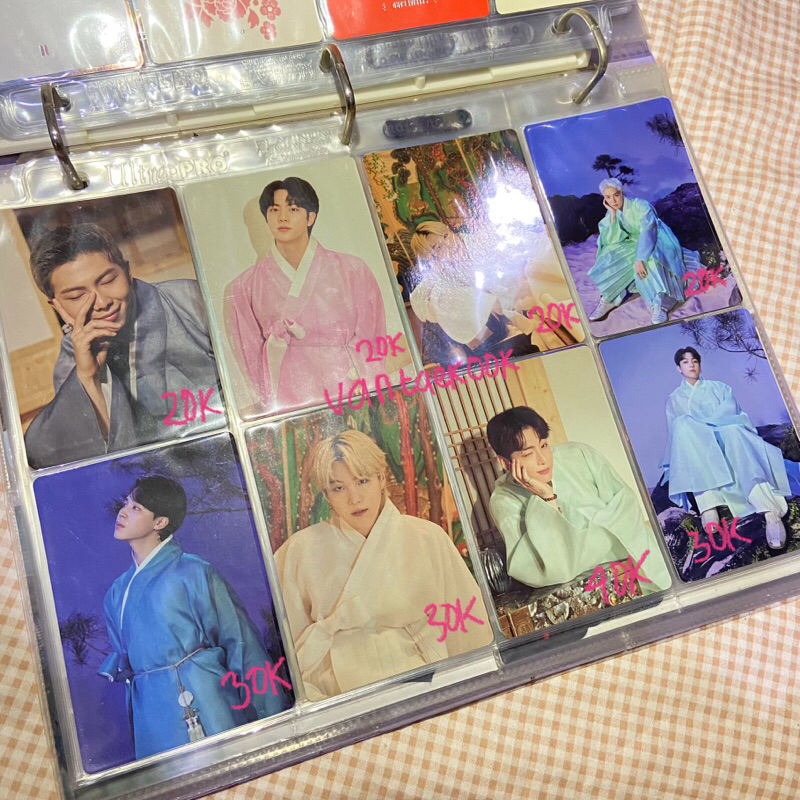 MPC MINI PHOTOCARD BTS DALMAJUNG NAMJOON RM SEOKJIN SUGA YOONGI JHOPE JIMIN JUNGKOOK JK