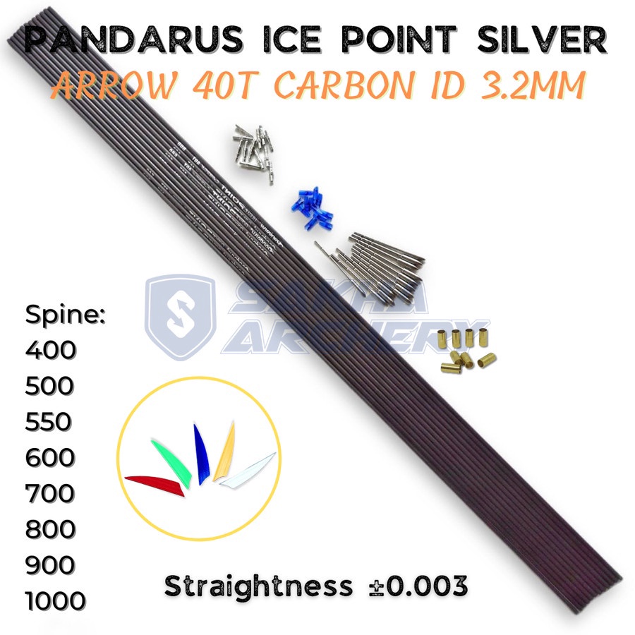 FLASH SALE Arrow Pandarus Ice Point Silver Straightness 3 Arrow 4T Carbon serbuuu
