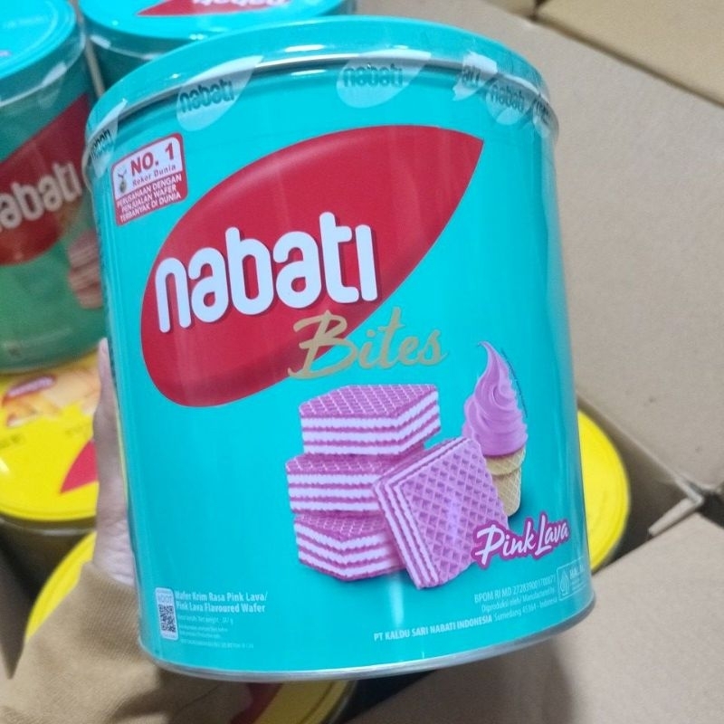 

NABATI PINK LAVA KALENG READY STOK PACKING AMAN