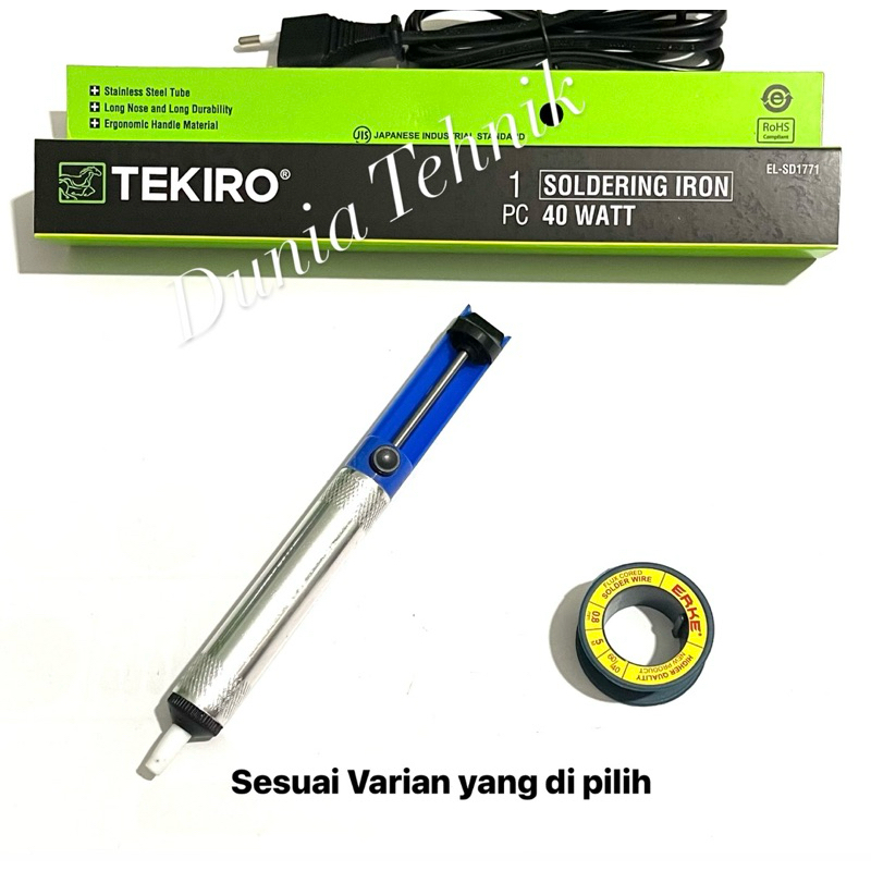 Shp1 Solder TEKIRO 40 Watt Soldering Iron Soder 40 Watt Solder Alat Sedot Timah Penyedot Timah