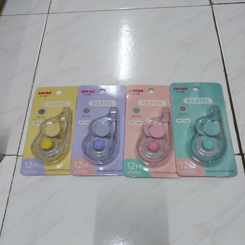 

D3W! CORRECTION TAPE ( PITA KOREKSI ) CT-581 PASTEL JOYCO