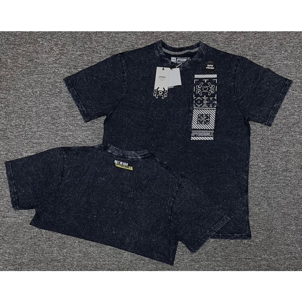 KAOS WASHING PRIA SURFING BRANDED PREMIUM ||  SPYDERBILT