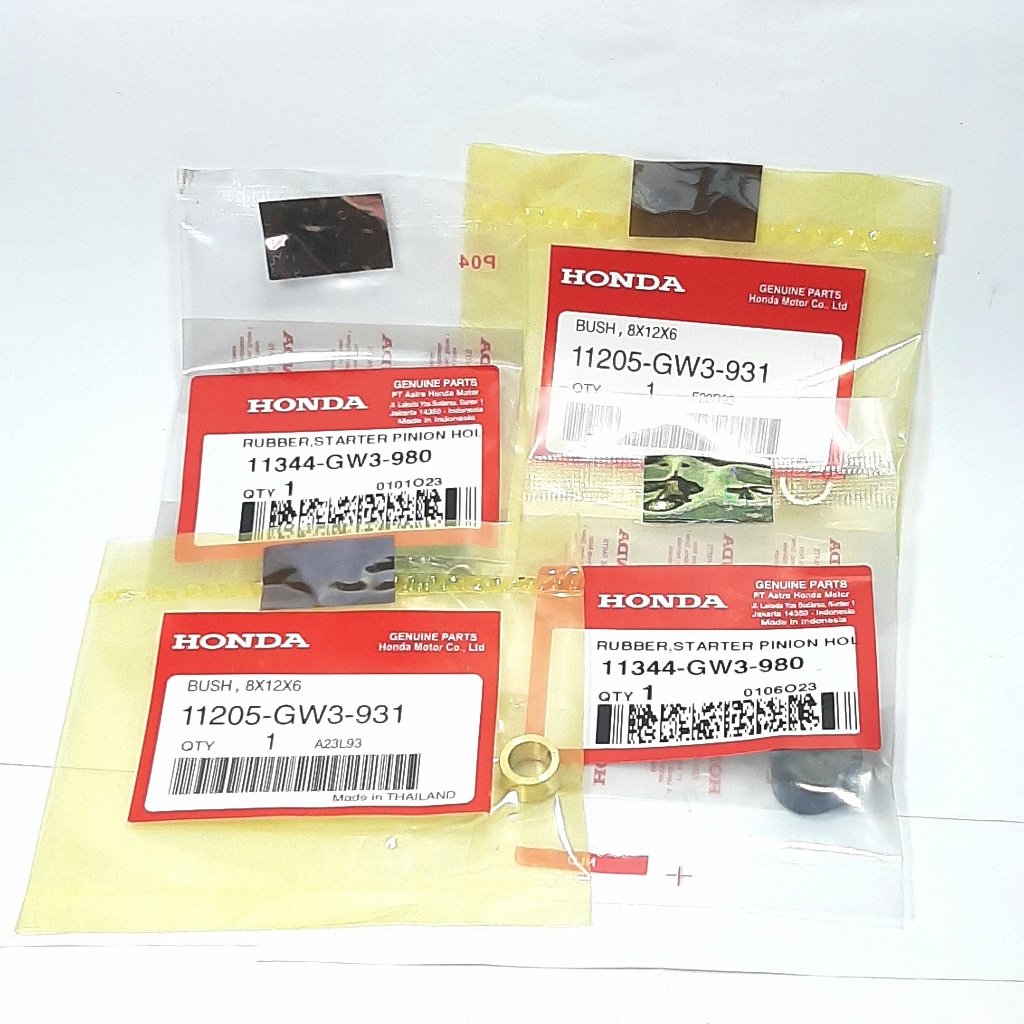 Bos Bush set Karet  starter pinion 8x12x6 beat scoopy  spacy 110 vario karbu fi 11205-GW3-931