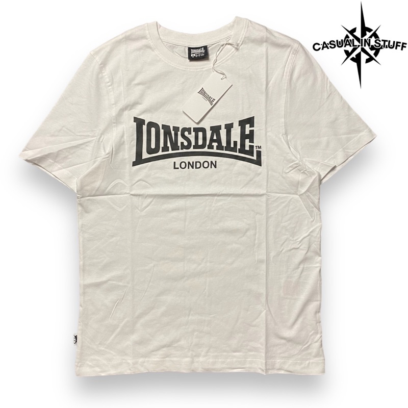 LONSDALE TSHIRT WHITE