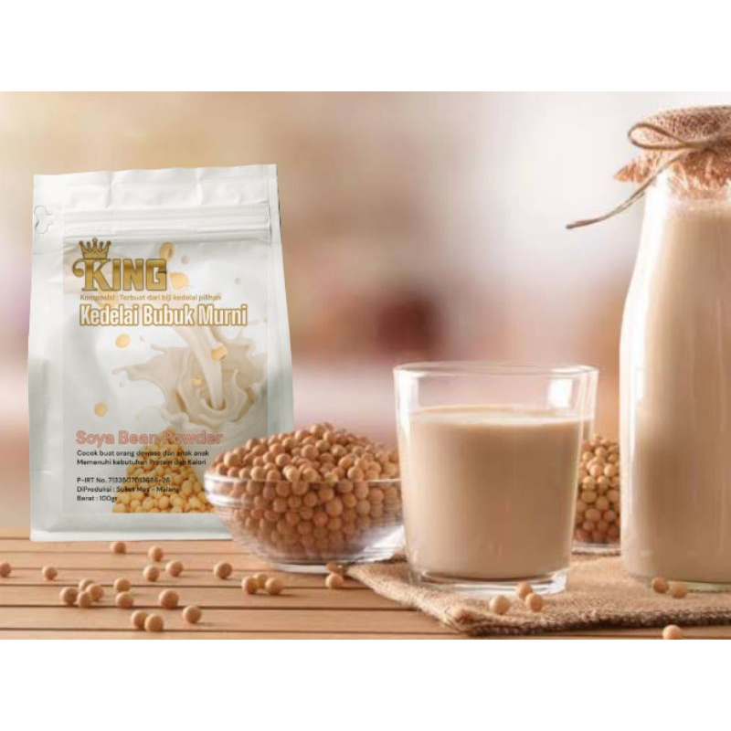 

bubuk kedelai murni King 100gr